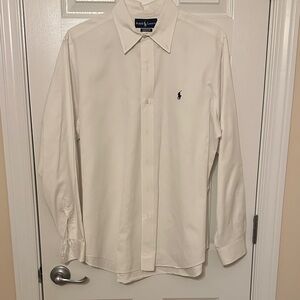 Ralph Lauren Men's Cream Dress Shirt